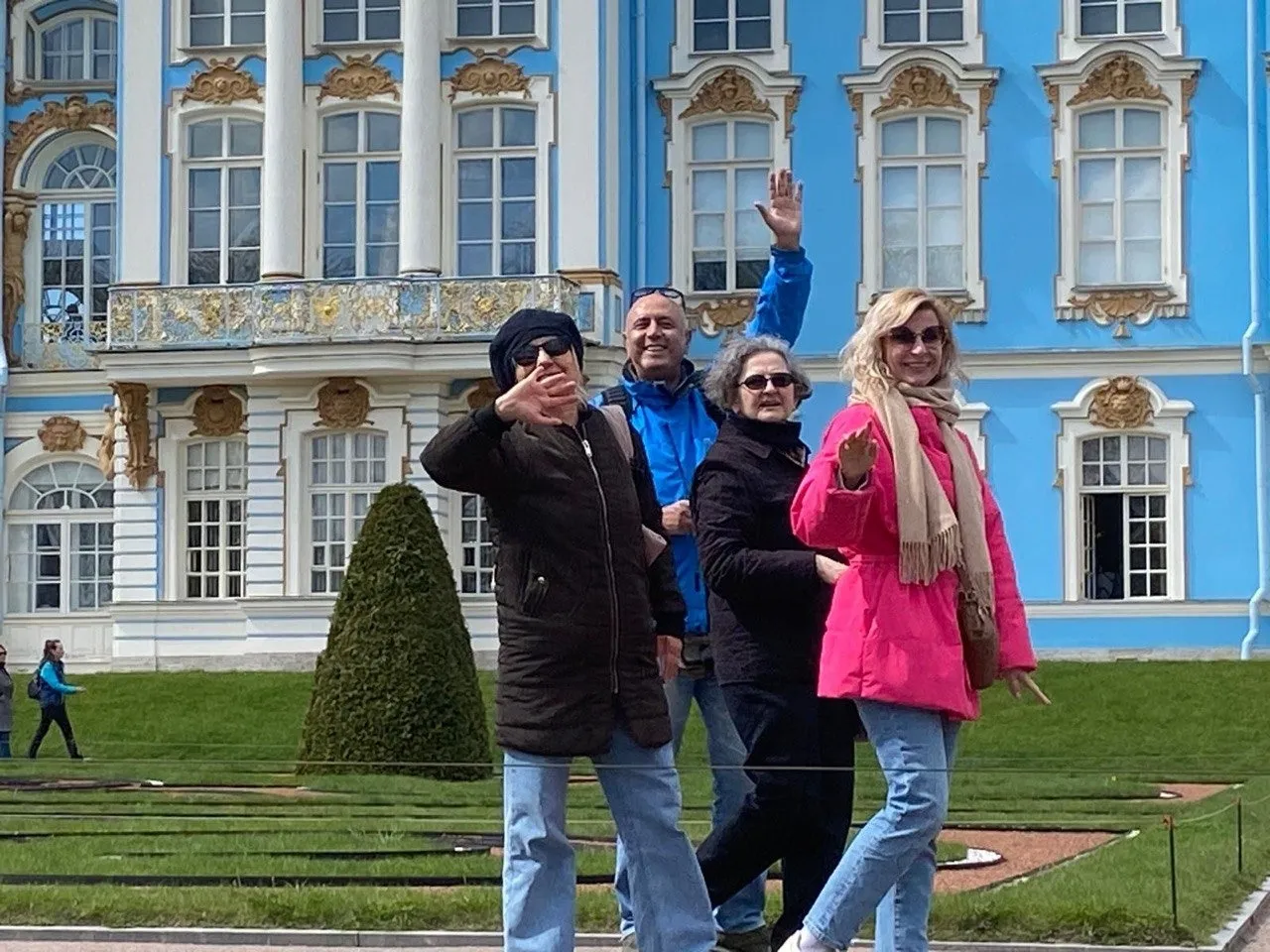 Экскурсия у Екатерининского дворца в Пушкине